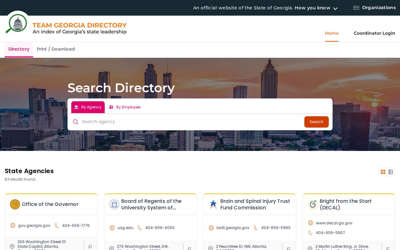 Stockbridge people directories Team Georgia agency directory