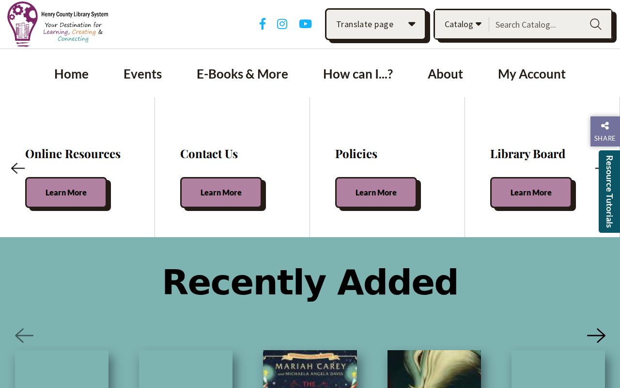 Stockbridge people directories Henry County library history resources
