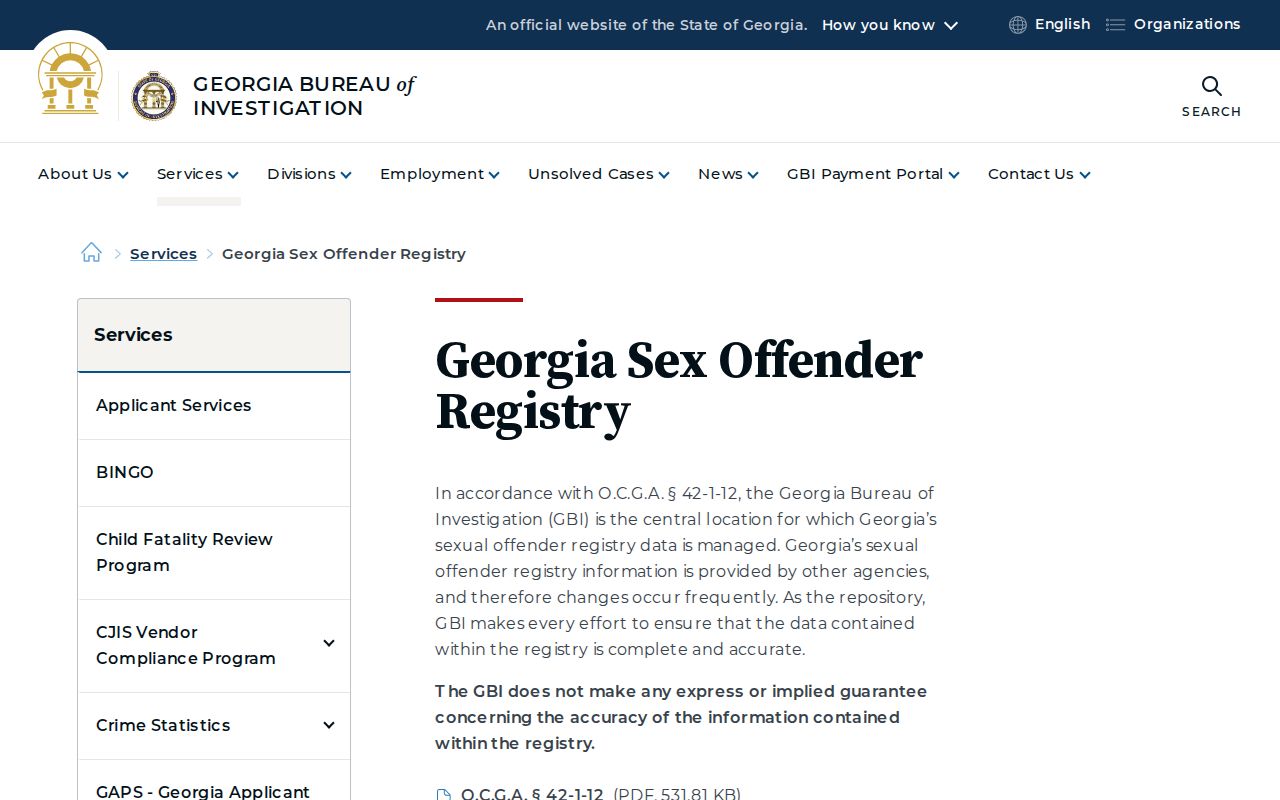Stockbridge public records Georgia offender registry